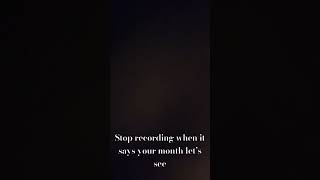 Stop recording when it hits your month let’s see [upl. by Babette]