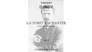 Vincent dIndy 18511931  La forêt enchantée Op8 Scorevideo [upl. by Eniawd]