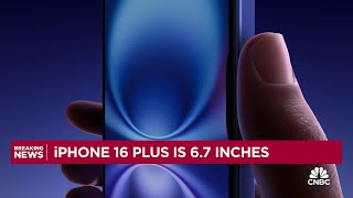 Apple announces iPhone 16 iPhone 16 Plus [upl. by Ressay]