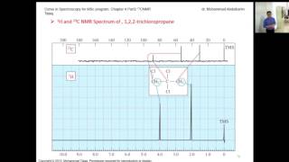 محاضرة الدكتورمحمد عبدالكريم 3th Chapter4 part2 Carbon13 NMR Spectroscopy [upl. by Luy664]