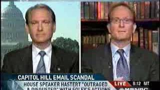 CAPs Peter Rundlet on the CongressPage Scandal on MSNBC [upl. by Iemaj]