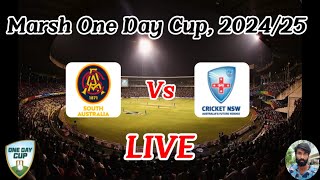 Marsh One Day Cup  South Australia vs New South Wales [upl. by Giorgi449]