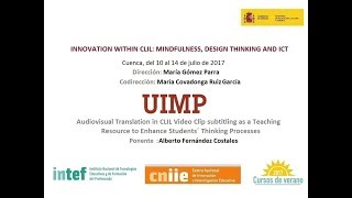 Audiovisual Translation in CLIL Video Clip subtitling as a Teaching Resource I [upl. by Humph]