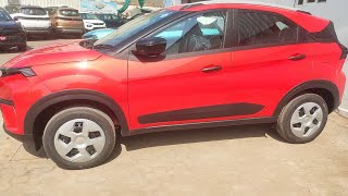 Tata New Nexon CNG pure s Red colour  Nexon CNG pure s exterior and interior view nexoncng [upl. by Gurevich865]