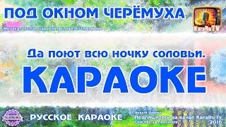 Караоке  quotПод окном черёмухаquot Русская народная песня [upl. by Sebastian]