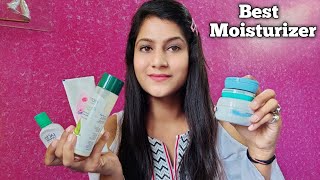 Best Moisturizers For All Skin Types Oily Combo Dry Acne Sensitive  Womaniya Vlogs [upl. by Alac]