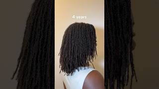 1 year LOCD to 4 years LOCD TRANSFORMATION locjourney microlocs locs [upl. by Colb]