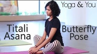 How to do Titali Asana Butterfly Pose [upl. by Neelhtakyram29]