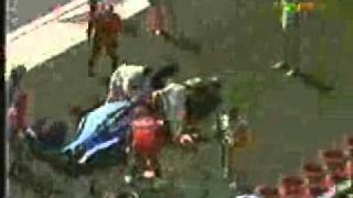 rubens barrichello crash 1994 san marino gp fridaywmv [upl. by Casanova]