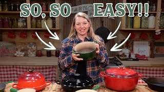 Enameled Cast Iron  How to CHOOSE CARE FOR and COOK With It [upl. by Bound416]