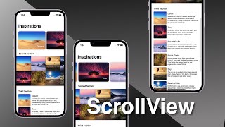 SwiftUI Tutorial How to work with ScrollView for Complex Layouts [upl. by Pierrette]