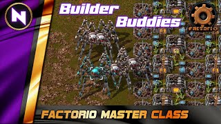 SPIDERTRON Builder Army  Factorio TutorialGuideHowto [upl. by Aiel29]