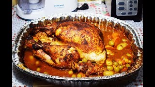 Como hacer Pavo Horneado en Salsa paso a paso [upl. by Davidde891]