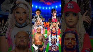 Abdu Rozik Alexa Bliss Solo Sikoa vs Roman Reigns Liv Morgan Wednesday 😈 wwe [upl. by Nyer]