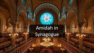 Jewish Prayer Amidah in Synagogue [upl. by Salchunas]