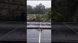 INDIAN Oil Petrol pump Solar Cleaning System installation completed [upl. by Eilema484]