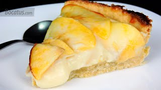 Receta de Tarta de Manzana con crema pastelera [upl. by Crane156]