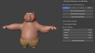 Pose Bone Keyframe Tool  Blender  Addon [upl. by Allegna]