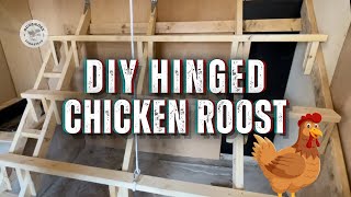 Simple DIY Hinged Chicken Roost [upl. by Vernier]