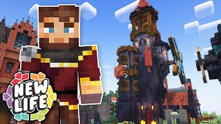 New Life SMP  THE STEAMPUNK TOWER  Ep7 [upl. by Noemad]