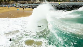 The Wedge Best Wipeouts of 2020 Raw Footage [upl. by Sleinad331]