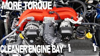 Cleanest engine bay for 2022 GR86  BRZ INSTALL TUTORIAL [upl. by Kira]