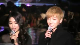 Park Shin Hye ft Leeteuk w Melon Music Awards [upl. by Lanctot]