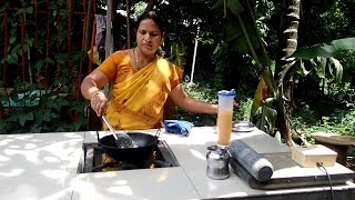 COOKING VLOG  mutton curry with dosa  VILLAGE FOOD CHANNEL  Traditional cooking [upl. by Golightly]