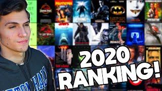 Every Movie I REACTED to in 2020 Tier Ranked WORST to BEST [upl. by Grishilde128]