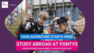 Fontys Human Resource Management amp Applied Psychology International [upl. by Sucramed943]