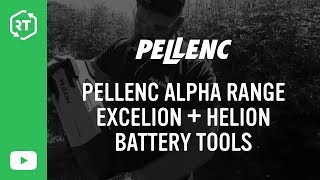 Pellenc Alpha Range Excelion and Helion Battery Tools from Etesia UK [upl. by Brigid244]