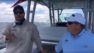 MAKO Boats 414 CC Walkaround w Rob Ferris and Jimmy Wickett [upl. by Kcirde]