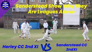 Do Catches Win Matches Great Cricket Highlights Horley CC 2nd XI vs Sanderstead CC 2nd XI [upl. by Adnofal]