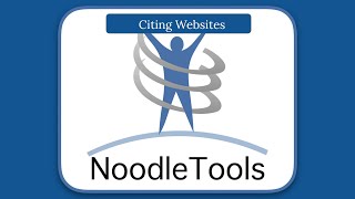 Citing Websites in MLA Format with NoodleTools [upl. by Sokul]