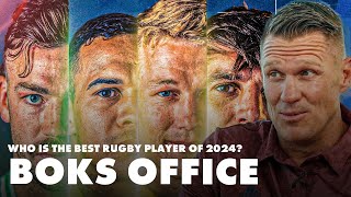 Which rugby player should win World Player of the Year  Boks Office [upl. by Decamp]