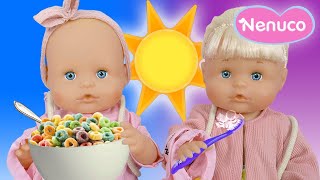 Routine du matin de Chloé et Emma ⏰☀️ Les bébés Nenuco se préparent pour aller à lécole [upl. by Mathur]