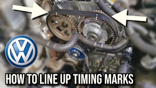 How To Set The Timing Correctly On Volkswagen TSI Engines [upl. by Zulema]