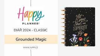 Diář 2024 Happy Planner  Grounded Magic [upl. by Nerreg]