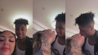 BlueFace Singing To BM Jaidyn In Hotel Hallway [upl. by Casimir]