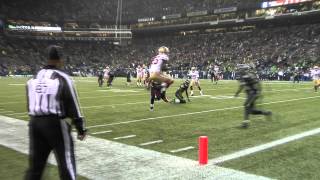 Kam Chancellor Crushes Vernon Davis Rare Angle HD and slomo 12232012 Seattle [upl. by Petrick568]