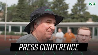 UND Football  Bubba Schweigert Fall Camp Preview  73124 [upl. by Ojahtnamas]