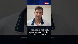 La declaración de Nicolás Jarry tras pasar a la final del Masters 1000 de Roma [upl. by Muraida]