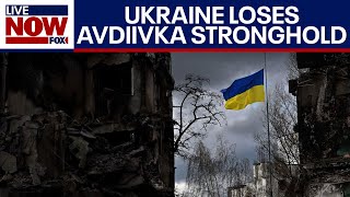 RussiaUkraine war Avdiivka withdrawal FPV drone strikes  LiveNOW from FOX [upl. by Chesnut]