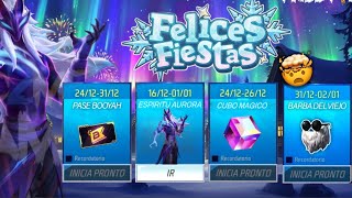 LLEGA la NUEVA ACTUALIZACION de NAVIDAD y REGALOS en FF LATAM 🎁😁 regalos felices fiestas [upl. by Adnirol]