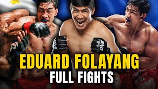 Every Eduard Folayang Win In ONE Championship 🇵🇭 [upl. by Theobald618]