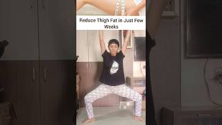 Reduce Thigh Fat In 7 days  Yoga for beginners shorts [upl. by Otokam]