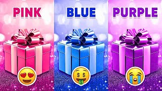 Choose Your Gift  Pink Blue or Purple 💗💙💜  How Lucky Are You 😱 chooseyourgift [upl. by Sipple8]