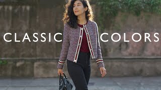 How To Wear Burgundy  Classic Color Combinations That Always Look Chic [upl. by Fawcette]