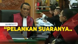 Hakim Minta Hotman Paris Pelankan Suara Saat Mencecar AKBP Dody [upl. by Nibroc356]