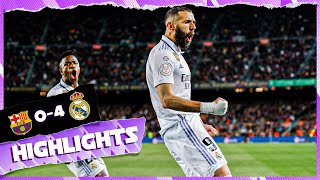 FC Barcelona 04 Real Madrid  HIGHLIGHTS  Copa del Rey [upl. by Goldfinch]